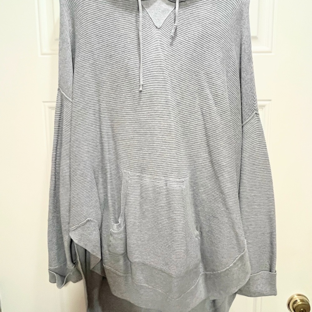 Victoria's Secret Gray and Cream Textured Sweater